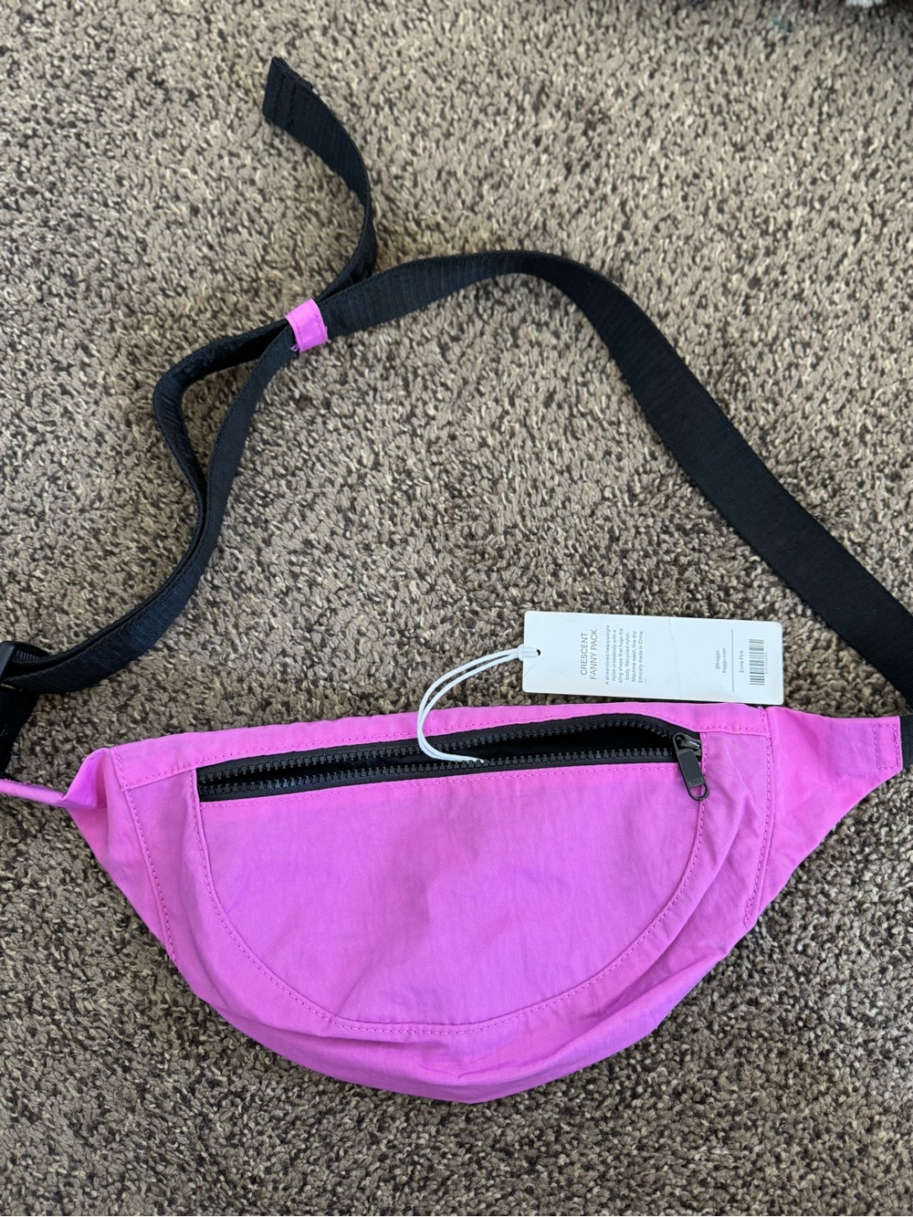 Baggu Extra Pink Women's Crossbody Casual Fanny Pack